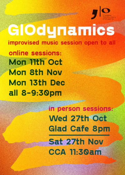 Glasgow GIOdynamics open mic night 27.10.2021