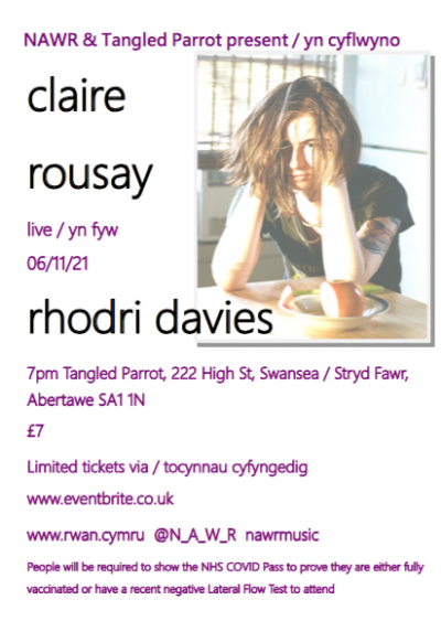 Swansea claire rousay / rhodri davies 06.11.2021