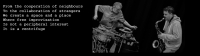 Click Online exploring free improvisation in duos - September - October 2026