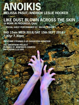Like dust blown accross the skin