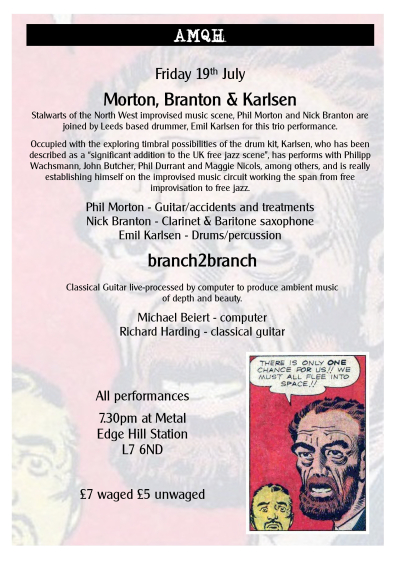 Liverpool: AMQH presents Morton Branton Karlsen 19 07 2024