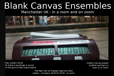 Manchester The Blank Canvas Ensembles - Open Call 04.10.2022