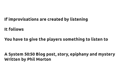 System 50:50 You have to give them something to listen to!