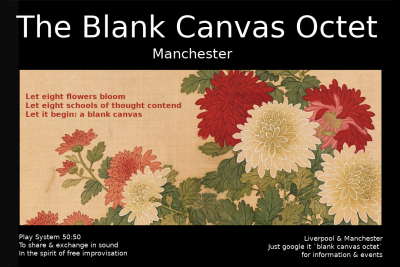 The Blank Canvas Septet - Manchester 9th rehearsal 17.03.2020 - Cancelled Covid-19