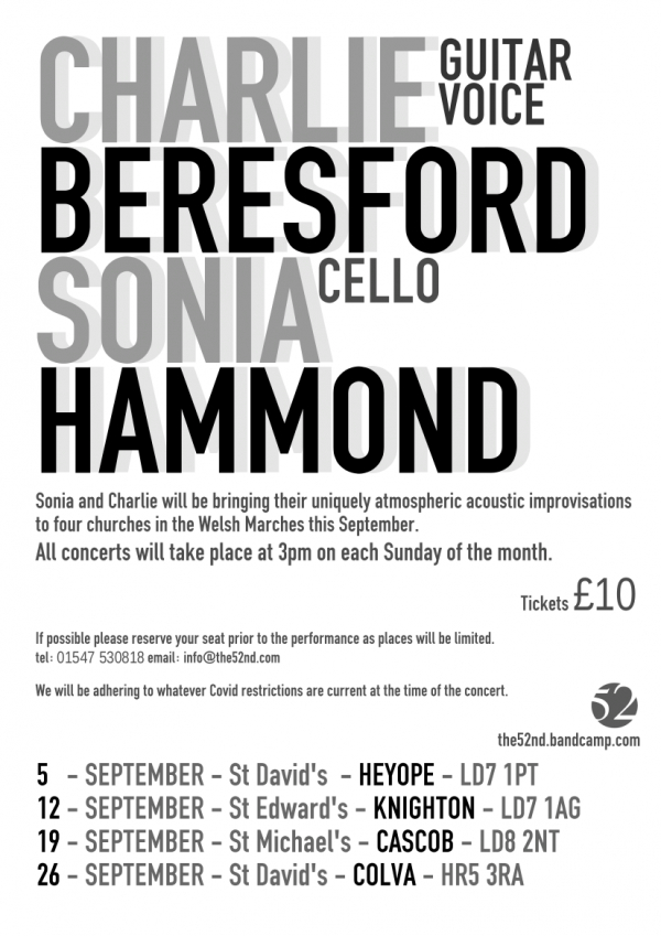 Wales Charlie Beresford &amp; Sonia Hammon tour September 2021