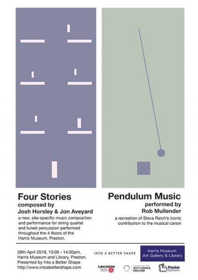 Preston:Four Stories &amp; Pendulum Sound Performance 28/04/2019
