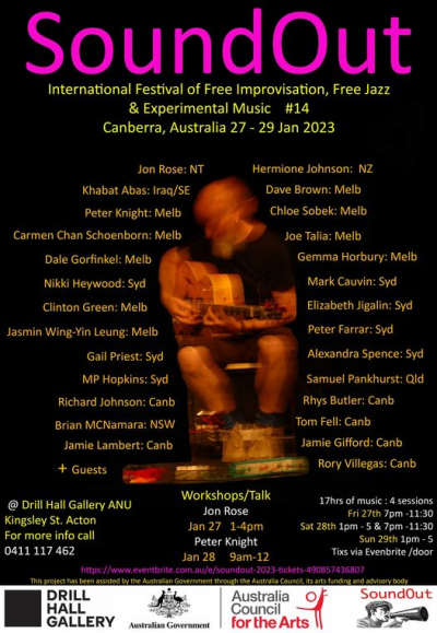 Australia Sound out festival 27-29 01 2023